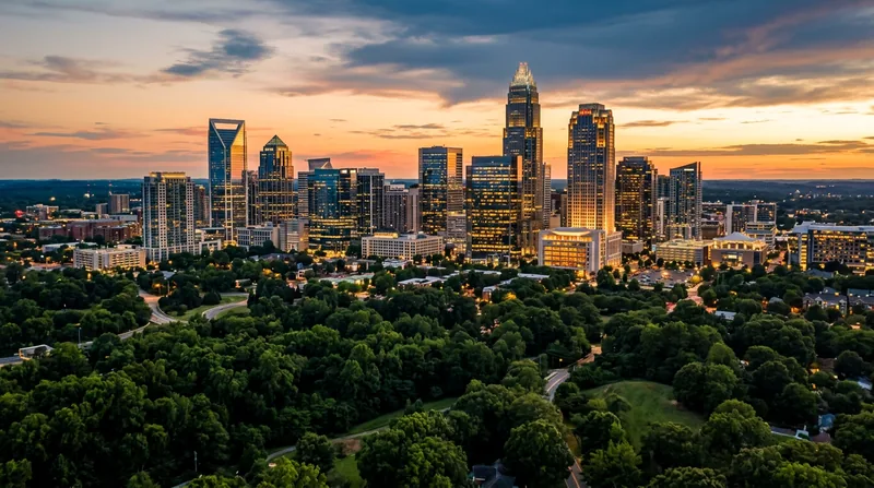 Charlotte skyline representing North Carolina business opportunities